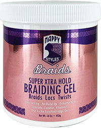 Nappy Styles Braids- Supr Xtra Hold Braiding Gel 16oz